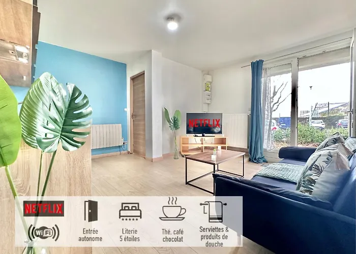 34B - Jungle Appart Avec Jardinet Et Parking