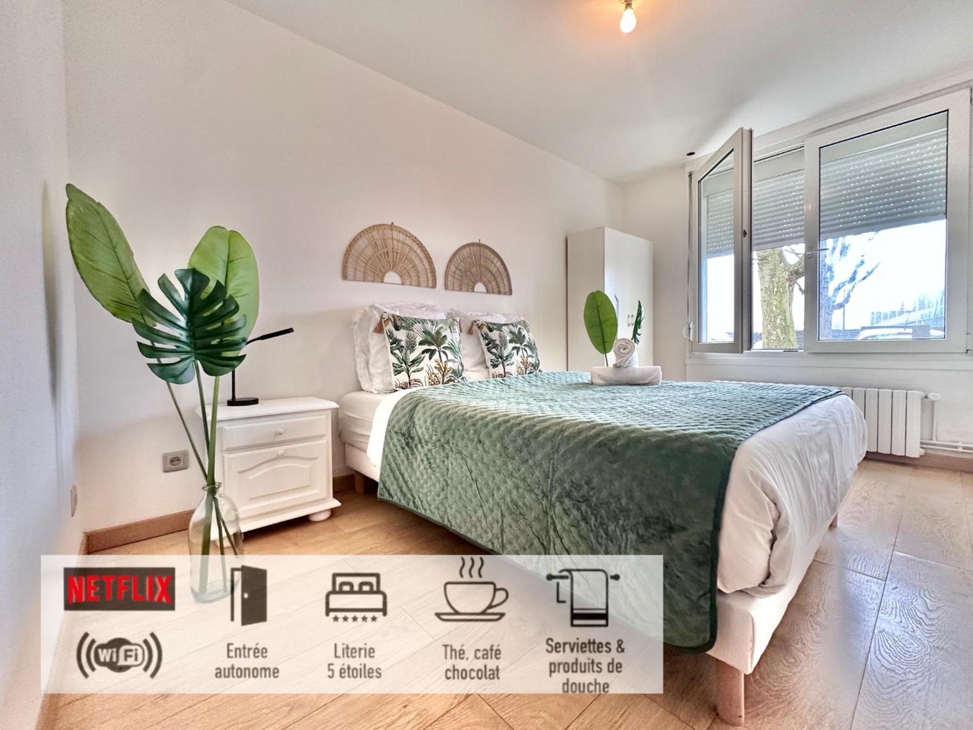 Apartment 34b - Jungle Avec Jardinet Et Parking Mons-en-Baroeul